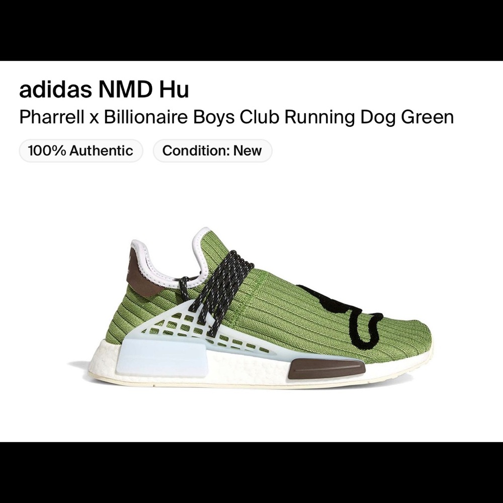 Adidas NMD Hu Pharrell billionaire Boys Club Running, just got sold out 12/21.